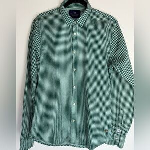 Scotch & Soda Green Checkered Shirt